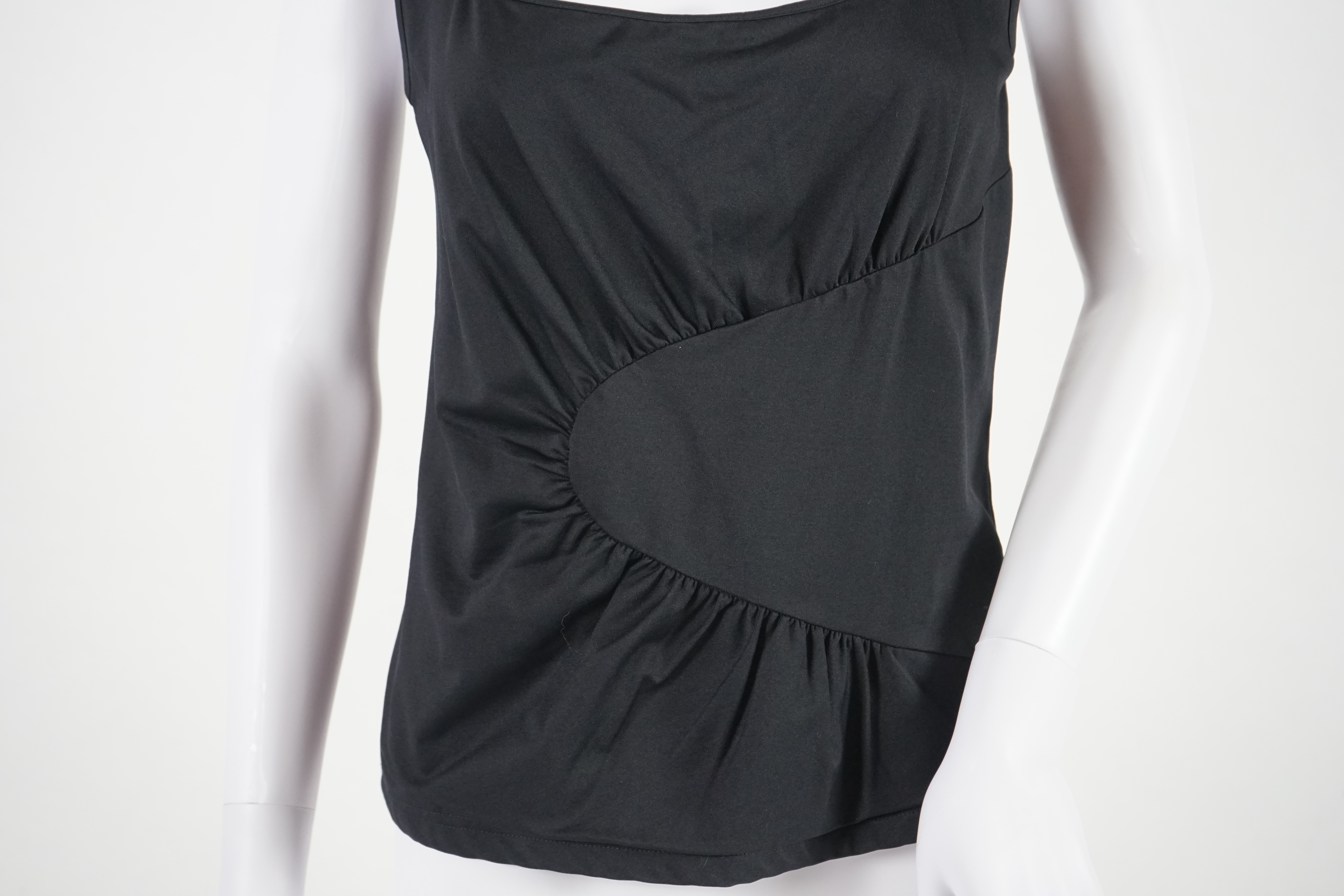 Two Anne Fontaine lady's jackets and a black top. Approx sizes 14-16 Proceeds to Happy Paws Puppy Rescue